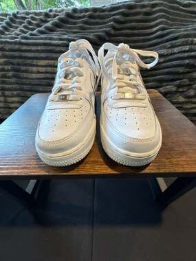 Nike Air Force 1 Low Custom Sneakers White with Sunflower Print